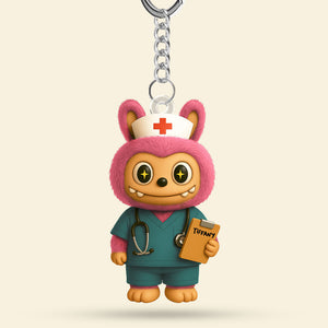Toothy Goblin Keychain - Personalized Gifts For Nurse 03ohti170525-Homacus