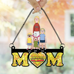 Personalized Gift For Mom Suncatcher, Happy & Loved Mom 01qhhu030325hg-Homacus