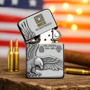 American Eagle Lighter - Custom Military Units and Military Logo For Veteran-Homacus