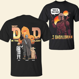 Galaxy Dad Shirt - Personalized Gifts For Dad 03toti020525hg-Homacus
