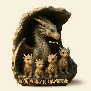 Personalized Christmas Decor Gifts For Mom Dragon Acrylic Plaque 02TGTI050425-Homacus