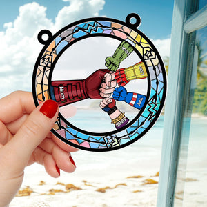 Personalized Gifts For Mom Suncatcher Ornament Superhero Hands 01ohti180225-Homacus