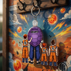 Hero Dad Power Keychain – Personalized Gifts For Dad 041QHHU020525HH-Homacus