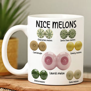 Funny Melon Coffee Mug - Personalized Gifts For Her Coffee Mug 01OHTI241125-Homacus