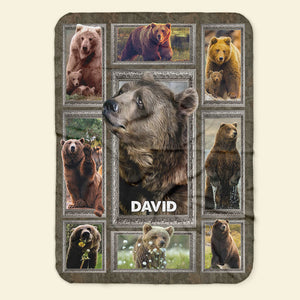 Personalized Gifts For Bear Lover Blanket 011qhti030125-Homacus