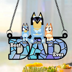 Personalized Gifts For Dad Suncatcher Ornament 05OHTI240424-Homacus