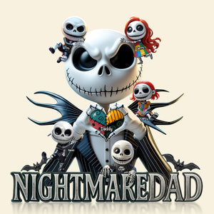 Nightmare Dad Plaque - Personalized Gifts For Dad 02nati120525-Homacus