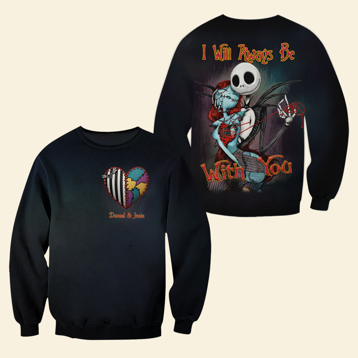 Romantic Couple 3D Shirt - Personalized Gifts For Couples 01huti311225-Homacus