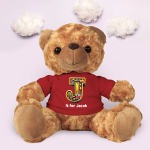 Custom Alphabet Gifts For Kids Bear With Shirt Firefighter Letter 04xqti140225-Homacus