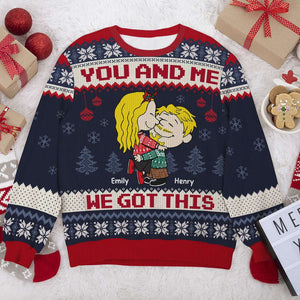 Personalized Gifts For Couple Ugly Sweater Christmas Couple 01ACTI141124HHHG-Homacus
