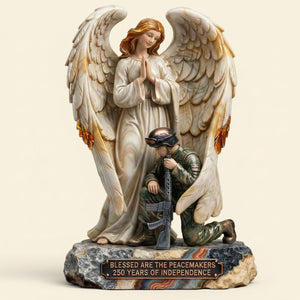 Veteran Guardian Angel Acrylic Plaque, Personalized Gifts For Veteran 02QHTI280126-Homacus