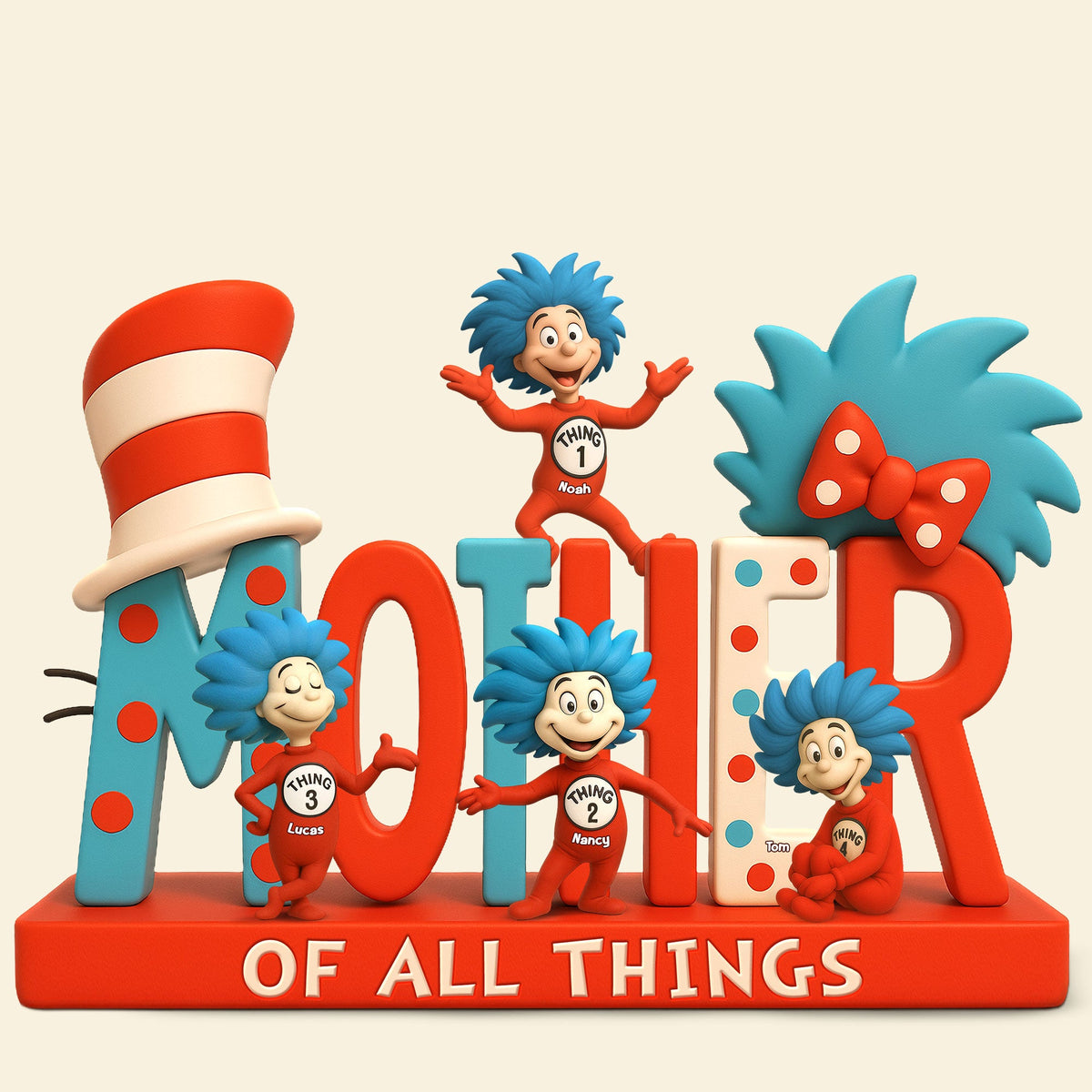 Mother Of Little Clowns Acrylic Plaque - Personalized Gifts For Mother 02OHTI210425-Homacus