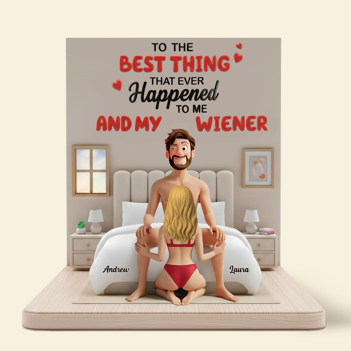Couple The Best Thing Acrylic Plaque - Personalized Gifts For Couple 03kiti121225-Homacus