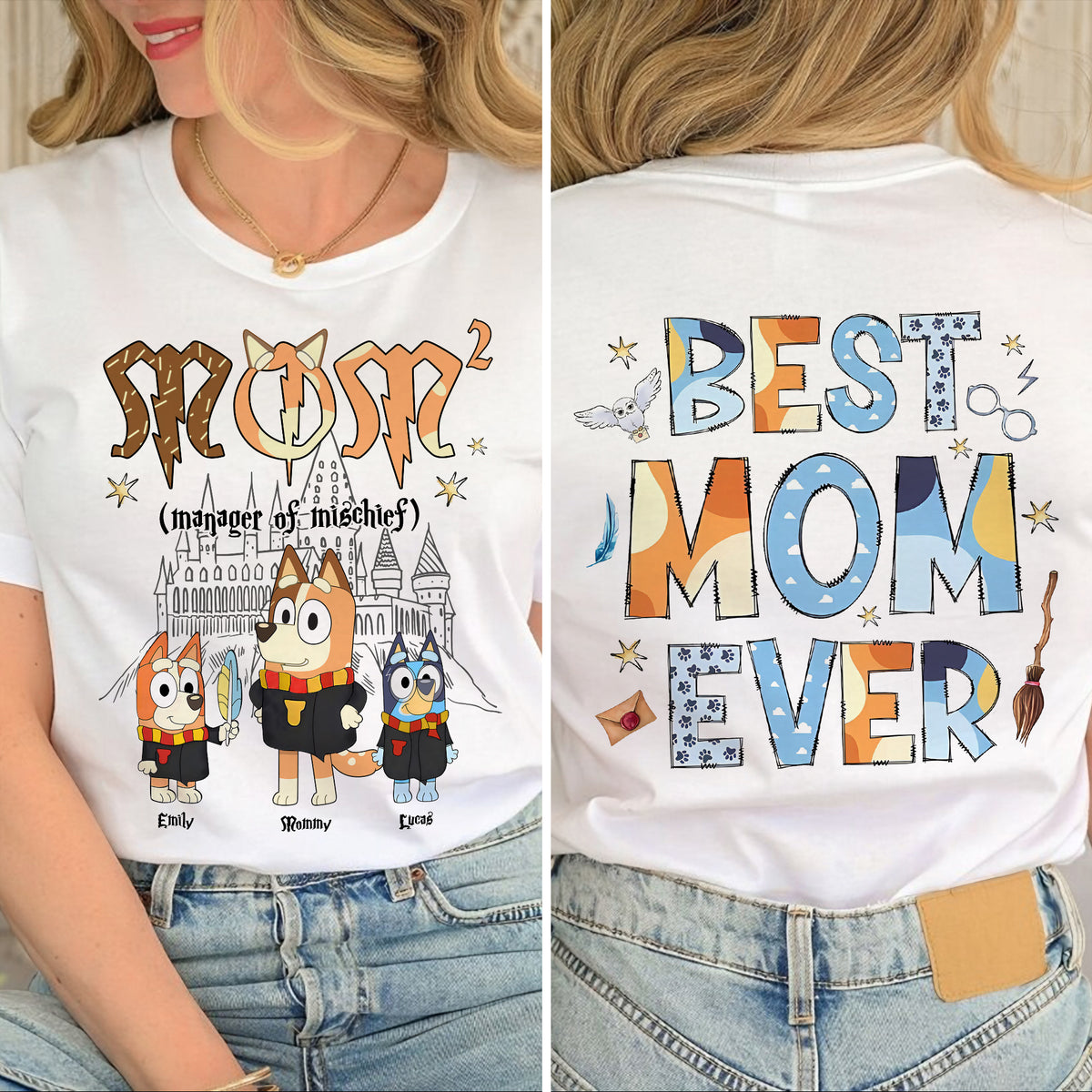 Personalized Gifts For Mom Shirt Best Mom Ever 03HUTI310325-Homacus