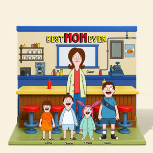 Personalized Gifts For Mom Plaque Best Mom Ever 032nati100425hg-Homacus