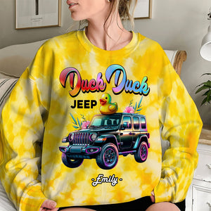 Personalized Gifts For Off-road Lovers Shirt 01huti120724 Yellow Duck On Off-road Car-Homacus