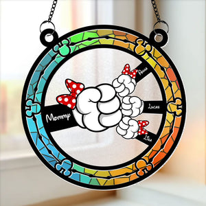 Personalized Gifts For Mom Suncatcher Ornament Mommy Mouse 05ohti190225-Homacus