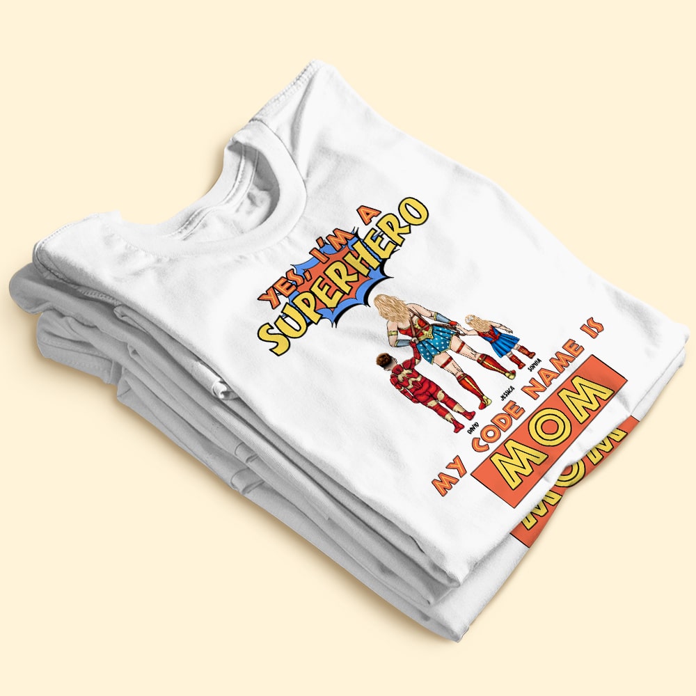 Personalized Gifts For Mother Shirt My Code Name Is Mom 05QHTI160324PA-Homacus