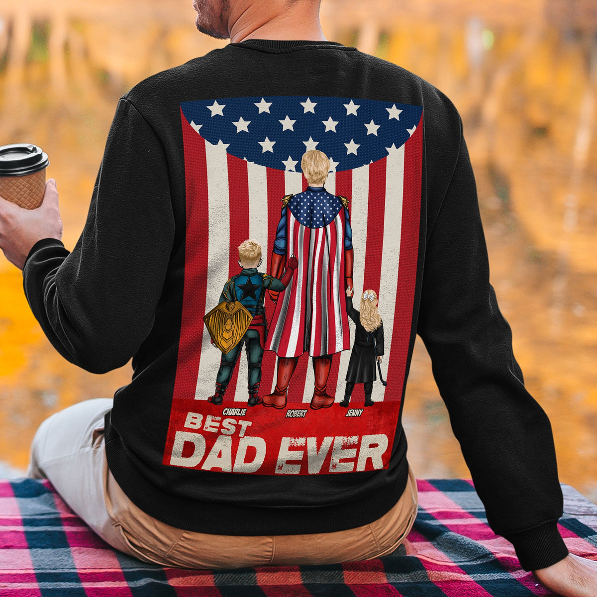 Personalized Gifts For Dad Shirt Best Dad Ever 021toti120425hg-Homacus