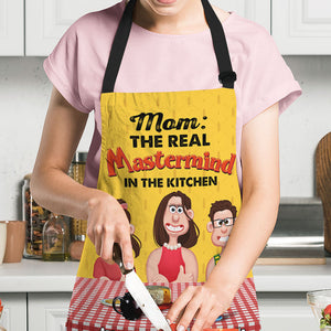 Personalized Gifts For Mom Aprons The Real Mastermind 05ohti180225pa-Homacus
