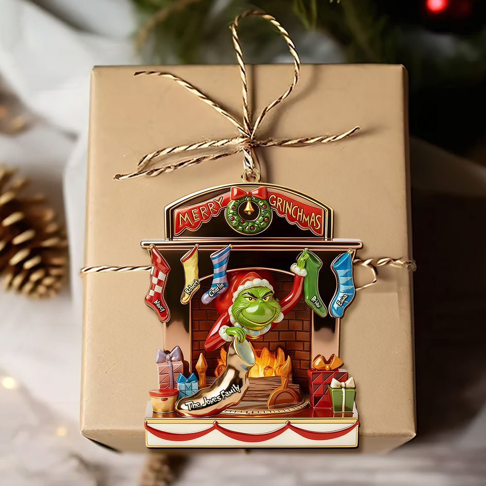 Fun Precious Family Stockings Acrylic Ornament, Personalized Gifts For Family 01QHTI251025-Homacus