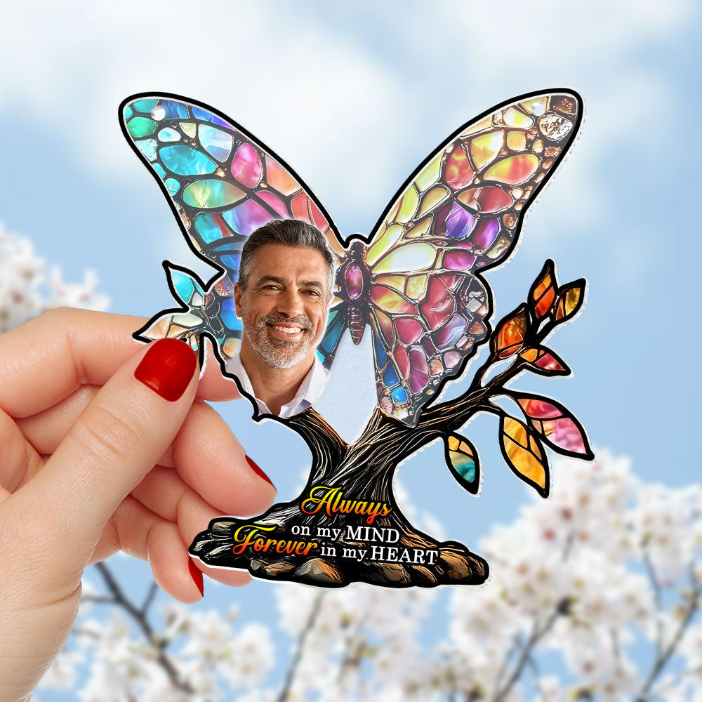 Custom Photo Gifts For Memorial Suncatcher Ornament 02nati280225-Homacus