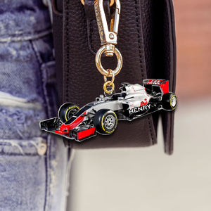 Personalized Gifts For Racing Car Keychain 01nati110225-Homacus