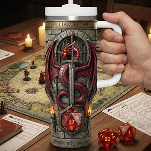Dragon Tumbler - Personalized Gifts For Dragon Lover 01pati030226-Homacus