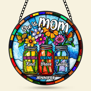 Personalized Gifts For Mom Stained Glass 02huti220325-Homacus