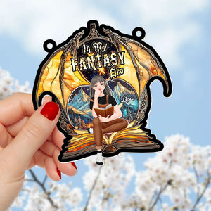 Personalized Gifts For Book Lover Suncatcher Ornament Fantasy Book 012xqti060125pa-Homacus