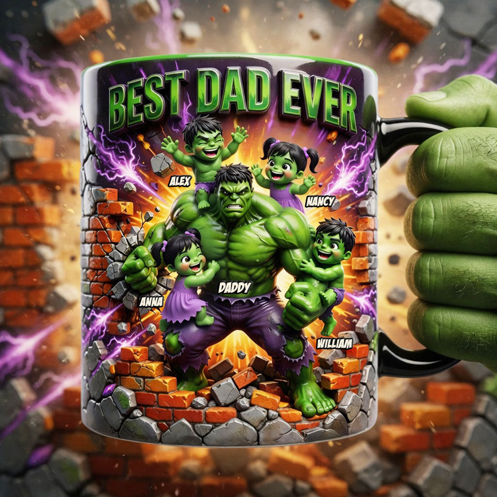 Best Dad Ever Magic Mug - Personalized Gifts For Dads 01tyti080526-Homacus