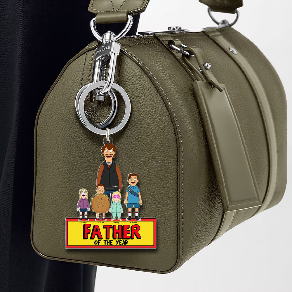 Personalized Gifts For Dad Keychain 01toti060225hg-Homacus