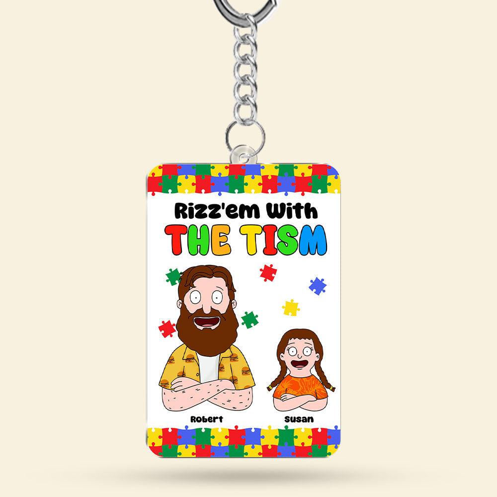 Personalized Gifts For Autism Mom Keychain 02kati270225hg-Homacus