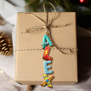 Alphabet Gingerbread Ornament - Personalized Gift For Christmas Ornament 05NATI231025-Homacus