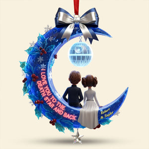 Couple Ornament - Personalized Gift For Couple Christmas Ornament 04PATI291025-Homacus