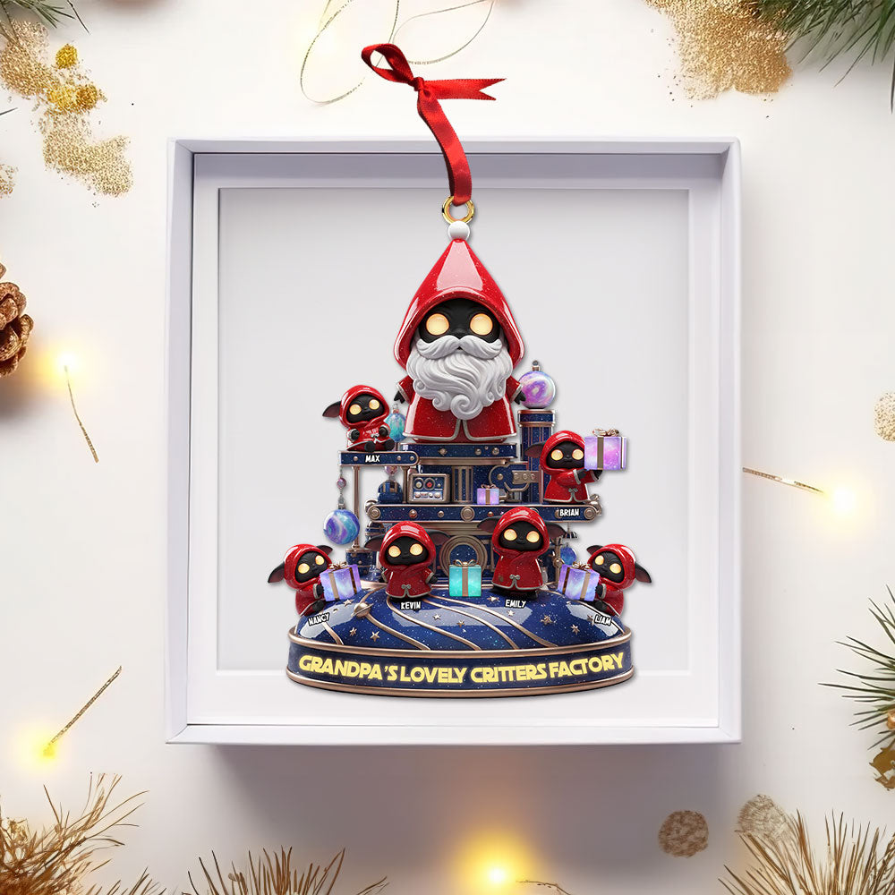 Grandpa's Factory Ornament Personalized Christmas Gifts 08PATI151125-Homacus