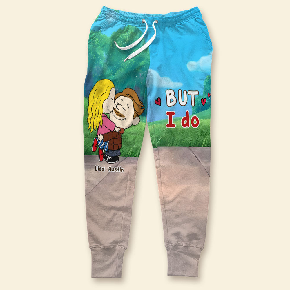 Personalized Gifts For Couple Sweatpants Hugging Couple 05ohti171224hg-Homacus