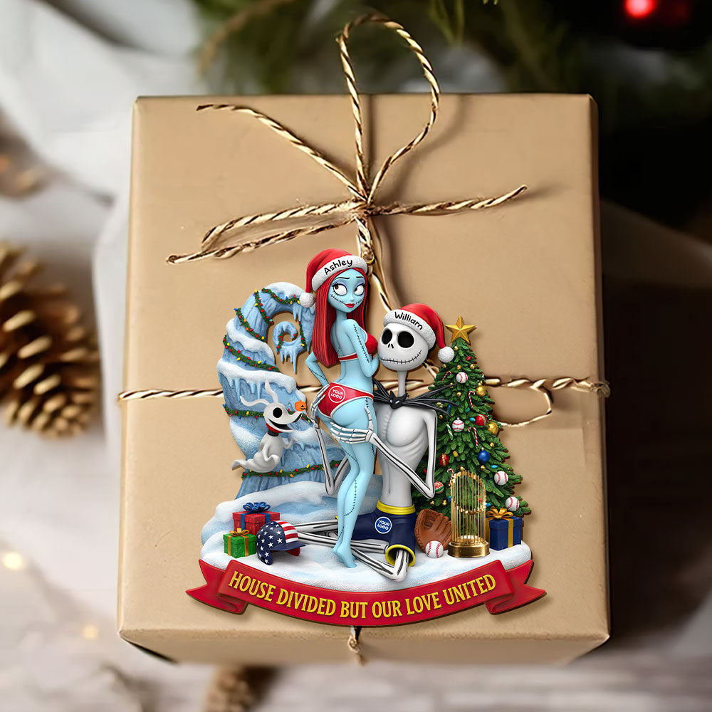 Naughty Spooky Couple Ornament - Personalized Gifts For Couple 01huti300925-Homacus