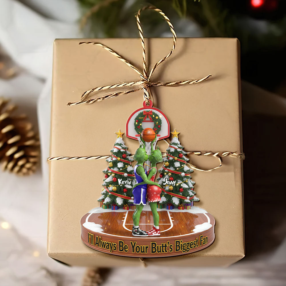 Naughty Green Basketball Couple Ornament - Personalized Gifts For Couple 01nati160925-Homacus
