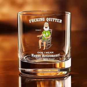 Personalized Gifts For Retirement Whiskey Glass 05huti270225pa-Homacus