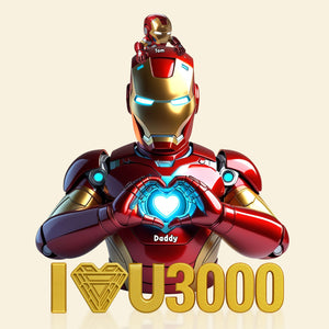 Iron Dad Plaque - Personalized Gifts For Dad 04nati120525-Homacus