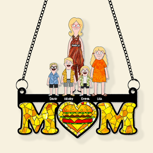 Personalized Gift For Mom Suncatcher, Happy & Loved Mom 01qhhu030325hg-Homacus