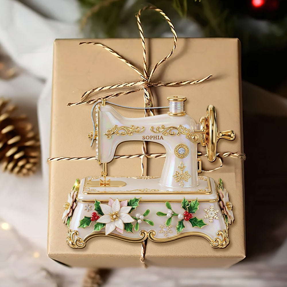 Sewing Machine Ornament - Personalized Gifts For Sewing Lovers 04pgti091025-Homacus