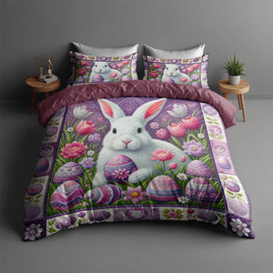 Personalized Gifts For Rabbit Quilt Bed Set Easter Day 03xqti150125-Homacus