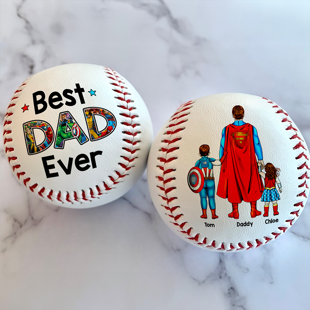 Super Dad Baseball - Personalized Gift For Dad 01ACHU290425PA-Homacus