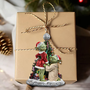 Cheeky Old Couple Ornament - Personalized Gifts For Couple 03qhti041025-Homacus