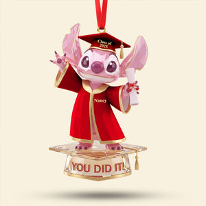 Cute Monster Graduation Ornament - Personalized Gifts For Graduates 03nati131025-Homacus