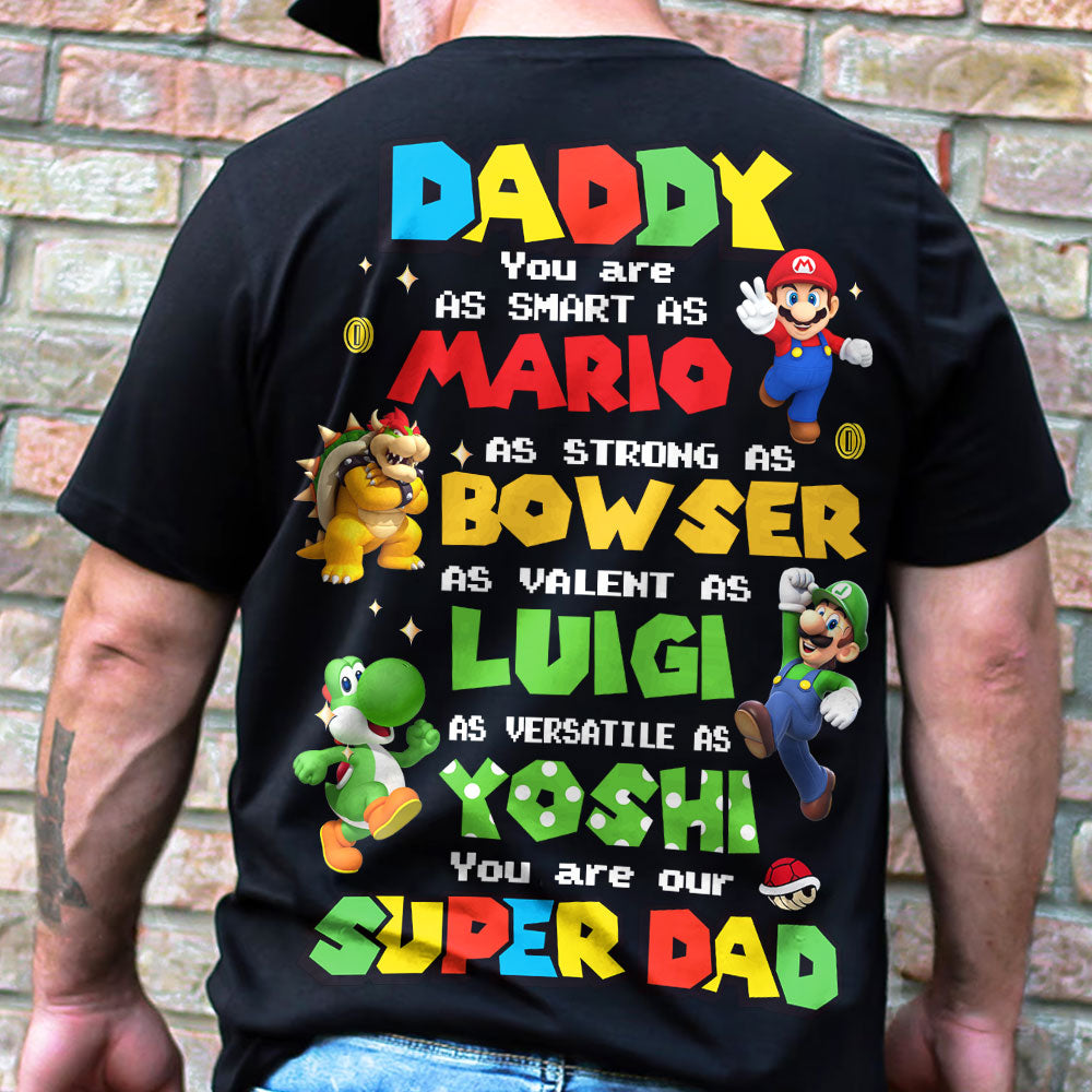 Personalized Gifts For Dad Shirt Super Daddio 04huti120325-Homacus