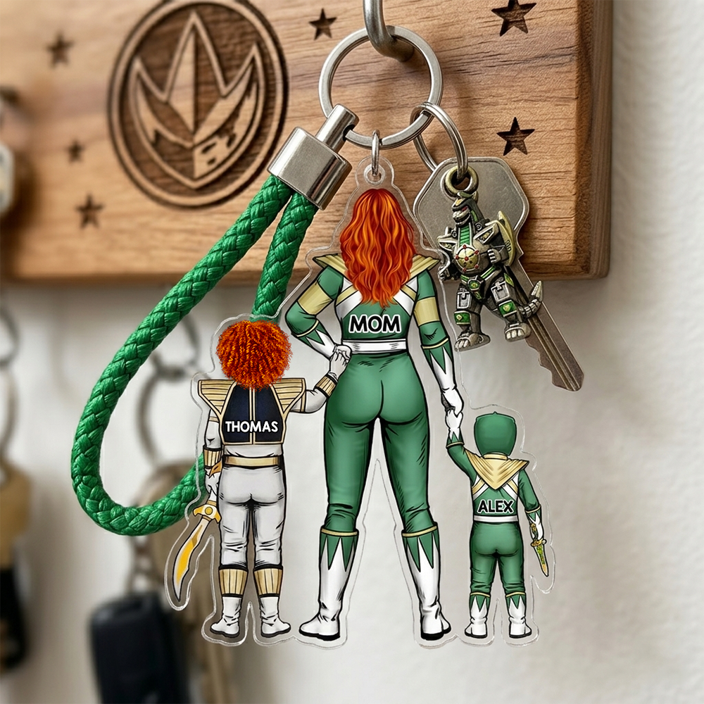 Mighty Mom Acrylic Keychain - Personalized Gifts For Mother's Day 011qhhu200225hh-Homacus
