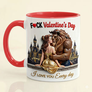 Love You Everyday Coffee Accent Mug - Personalized Gifts For Couple 03nati210126-Homacus